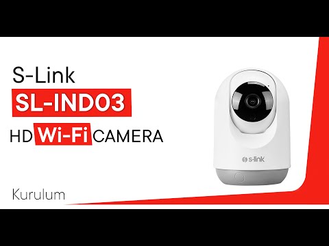 S-link SL-IND03 2.0 MP HD Lens 3.6mm IP Smart Wifi Bebek Kamerası