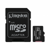 KINGSTON SDCS2/64GB, CANVAS, V10, CL10, 100Mb/s, MicroSD Kart Bellek (SD Adaptörlü)