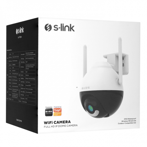 S-LINK SL-PTZ04, Akıllı Güvenlik Kamerası, WiFi, 4Mpix